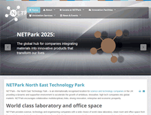 Tablet Screenshot of northeasttechnologypark.com